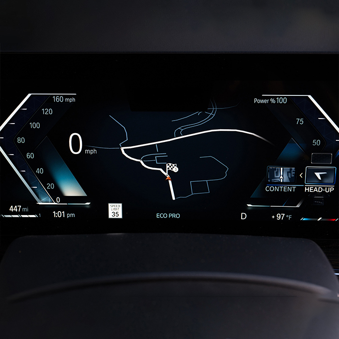 BMW Head-up Display.