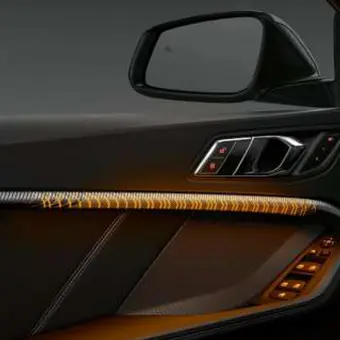 Interior trim finishers 'Illuminated Brooklyn'.