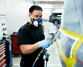 BMW SPOT PAINT REPAIRS.
